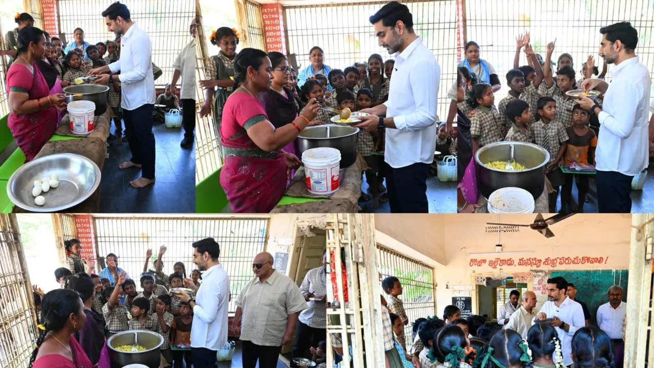 మైలవరం పాఠశాలలో మంత్రి లోకేష్ ఆకస్మిక తనిఖీ