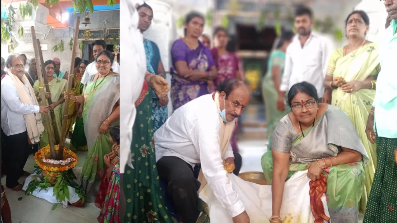 చనుబండ రామాలయంలో ఘనంగా రాములవారి పెళ్లికొడుకు వేడుక