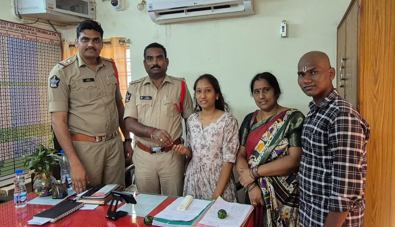 ద్వారకా తిరుమలలో పోలీసుల ‘క్విక్ రెస్పాన్స్’