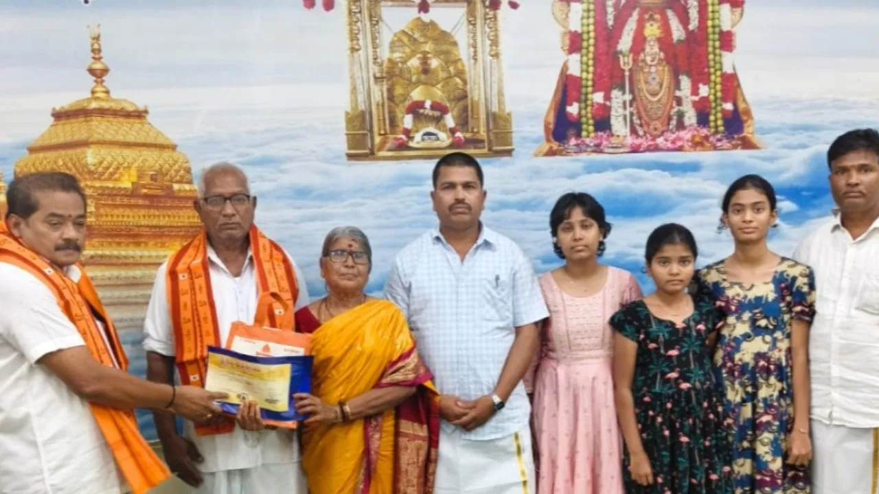 శ్రీశైలం దేవస్థానం అన్న ప్రసాద పథకానికి విరాళం