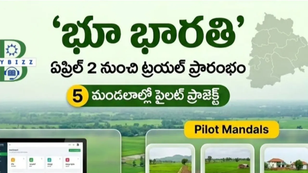 ఏప్రిల్ 2 నుండి ‘భూ భారతి’ ట్రయల్ రన్ ప్రారంభం!