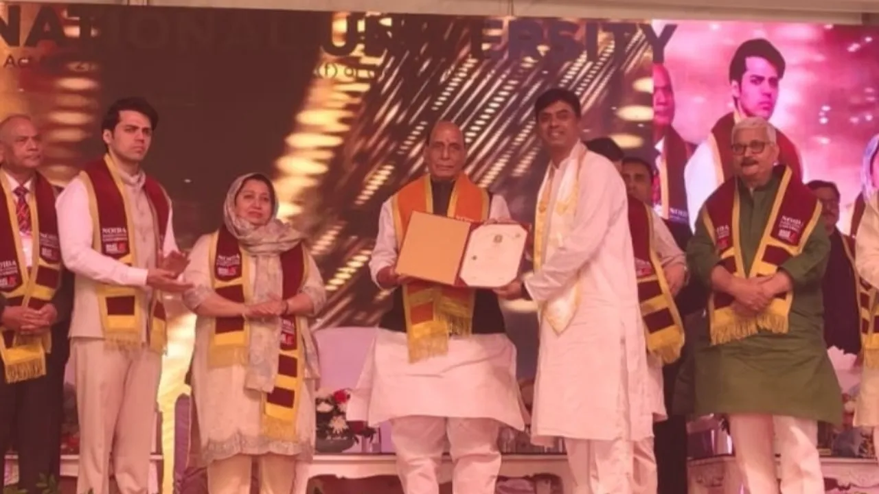 కొత్తయిండ్లు వాసికి నోయిడ ఇంటర్నేషనల్ యూనివర్సిటీ పిహెచ్ డి...