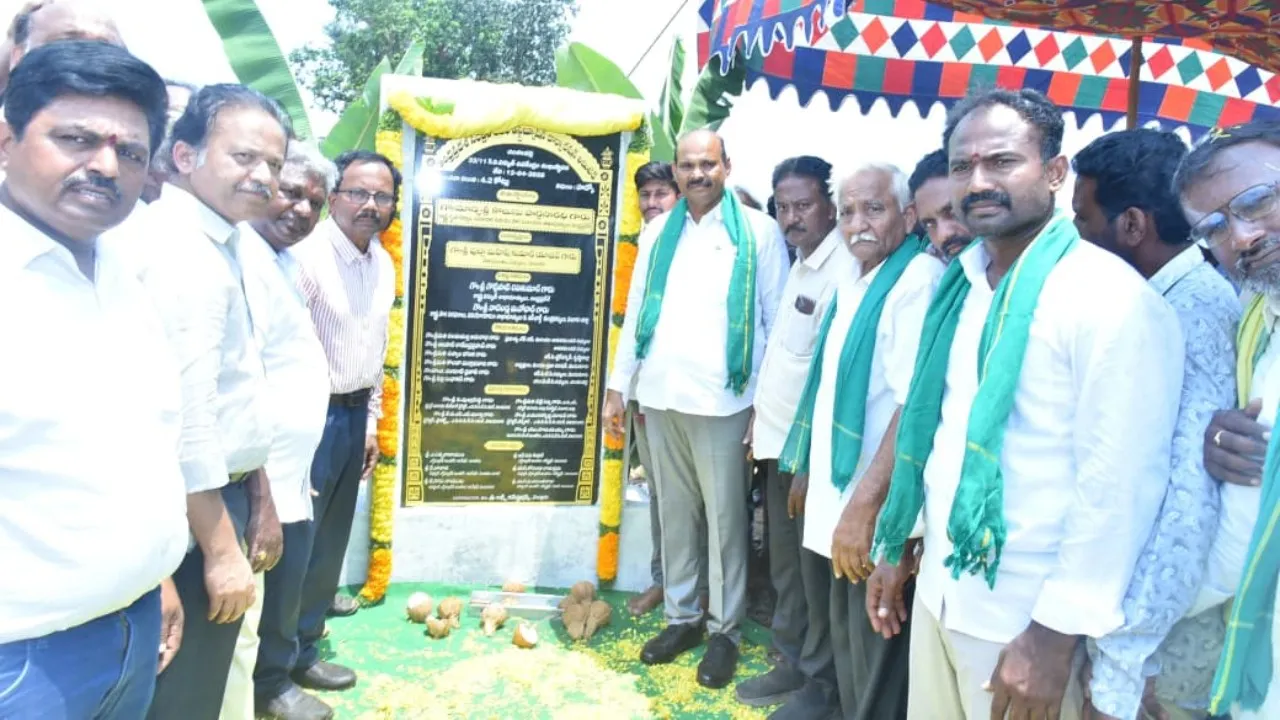 చింతలవల్లిలో రూ.4.02 కోట్లతో 33/11 కె.వి విద్యుత్ ఉపకేంద్రానికి శంకుస్థాపన