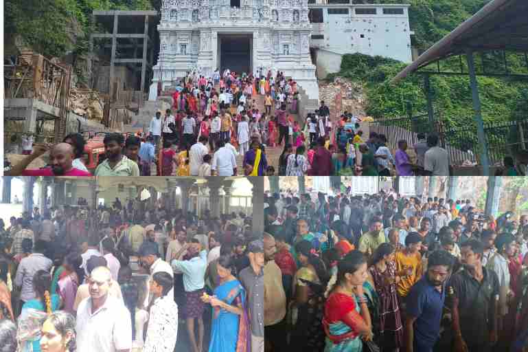 తలుపులమ్మ లోవ భక్తజనం
