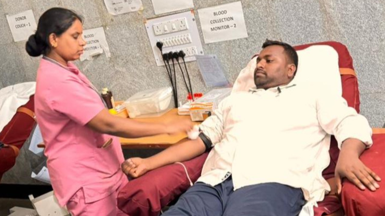 ప్రమాద బాధితురాలికి ఆసరా గా మేడి హరికృష్ణ