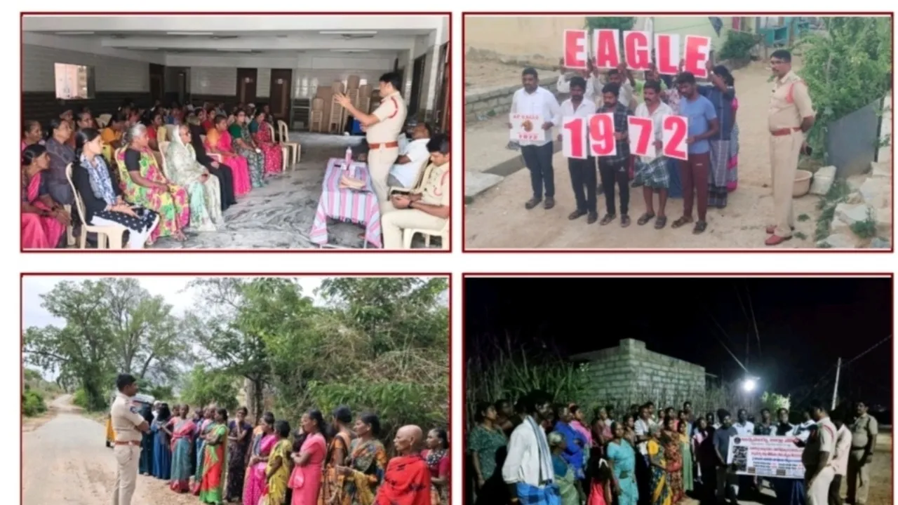 నేర రహిత సమాజమే ధ్యేయంగా జిల్లా వ్యాప్తంగా పోలీసుల విస్తృత అవగాహన కార్యక్రమాలు..