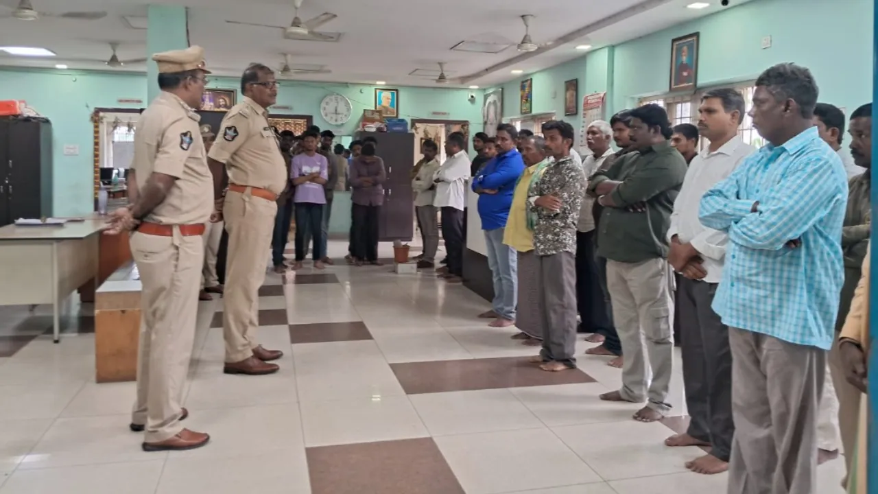 విజయవాడ భవానిపురం పోలీస్ స్టేషన్‌లో డీసీపీ తనిఖీలు – రౌడీ షీటర్లకు కౌన్సిలింగ్