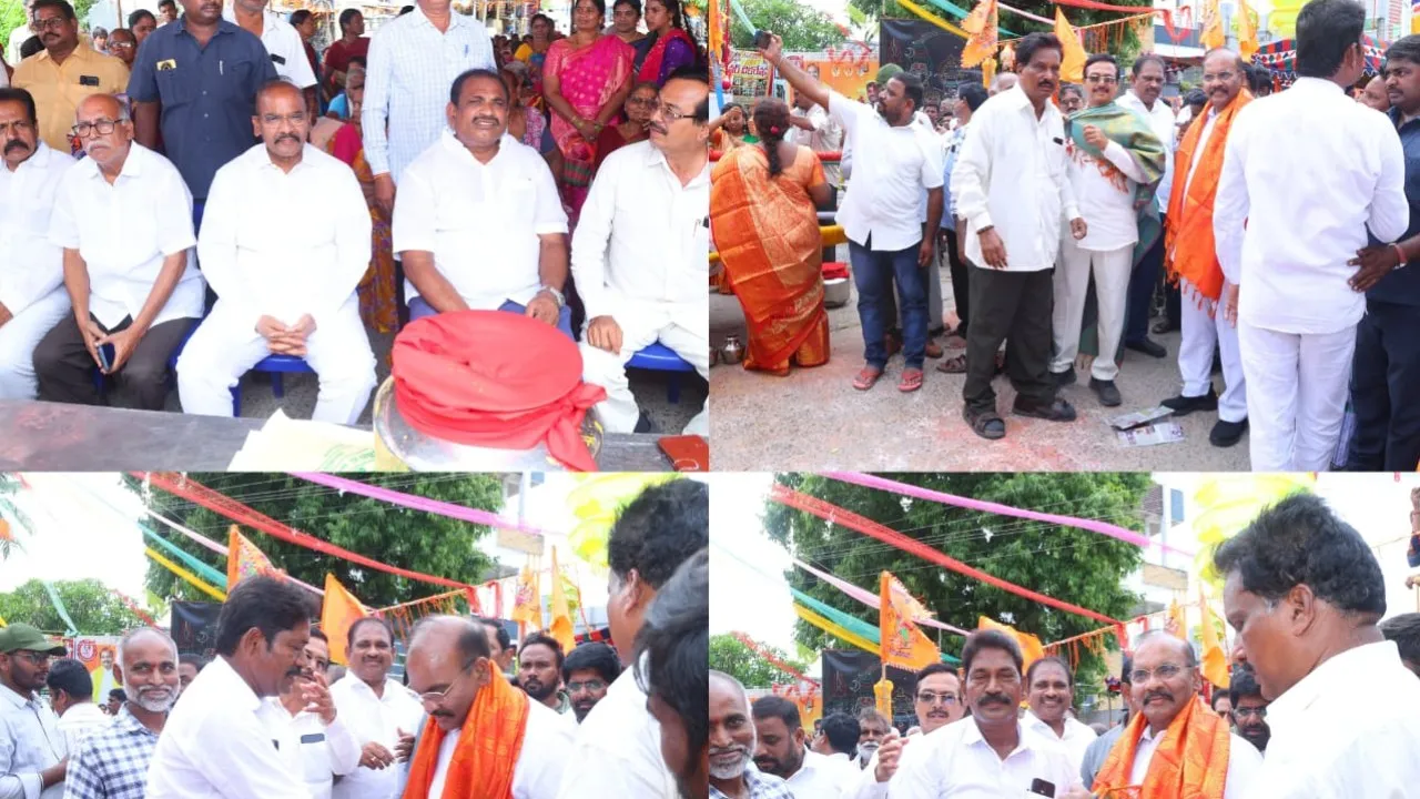 గణపవరం బొడ్రాయి ఉత్సవాల్లో ఎమ్మెల్యే ప్రత్తిపాటి: 