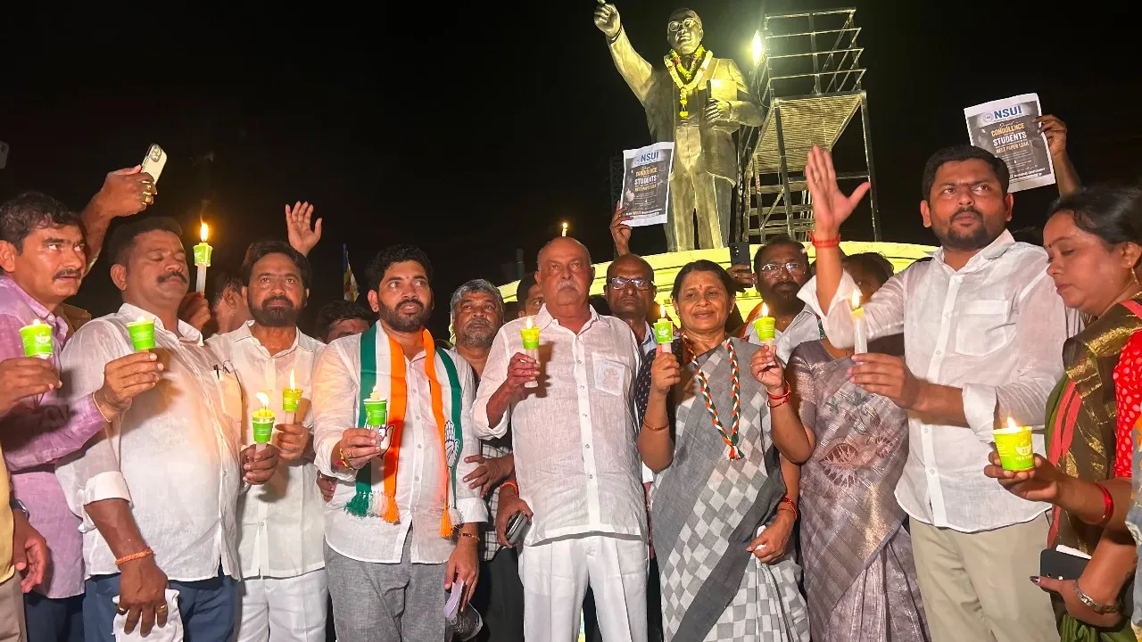 ​నీట్ పేపర్ లీక్‌పై మంచిర్యాలలో కాంగ్రెస్ క్యాండిల్ ర్యాలీ - విద్యార్థుల ఉద్యమానికి సంఘీభావం