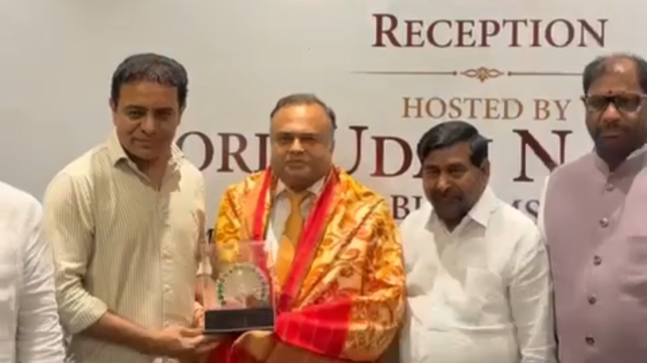 బ్రిటన్ హౌస్ ఆఫ్ లార్డ్స్‌కు ఎన్నికైన తెలంగాణ బిడ్డ ఉదయ్ నాగరాజుకు కేటీఆర్ ఘన సన్మానం