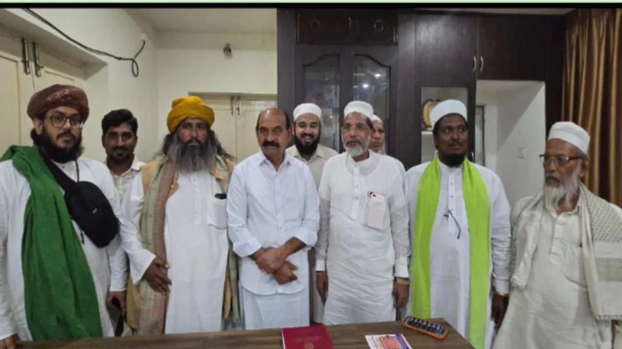 ముస్తఫావలీ ఆవులియా 61వ ఉరుసు మహోత్సవాలకు మంత్రి ఫరూక్‌కు ఆహ్వానం