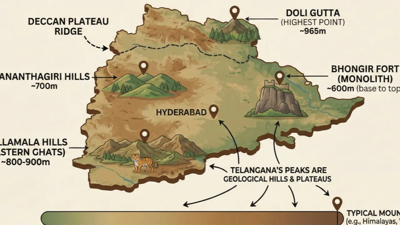 తెలంగాణలోనే అత్యంత ఎత్తైన శిఖరం