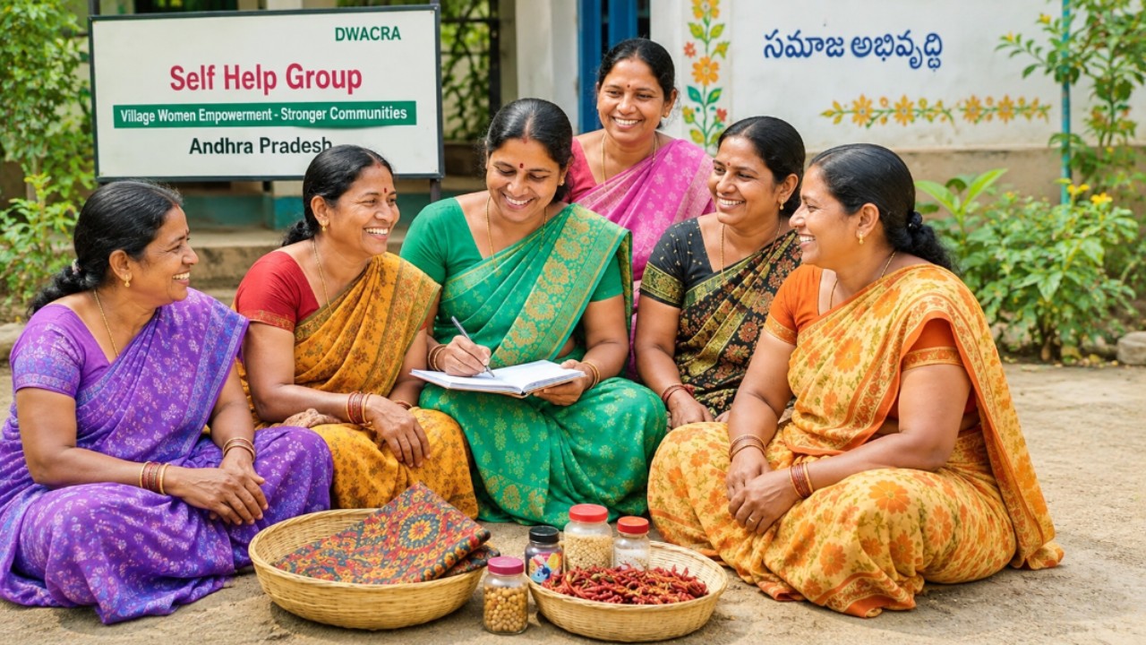 డ్వాక్రా మహిళలకు ఉచితంగా ఎగ్ కార్ట్లు