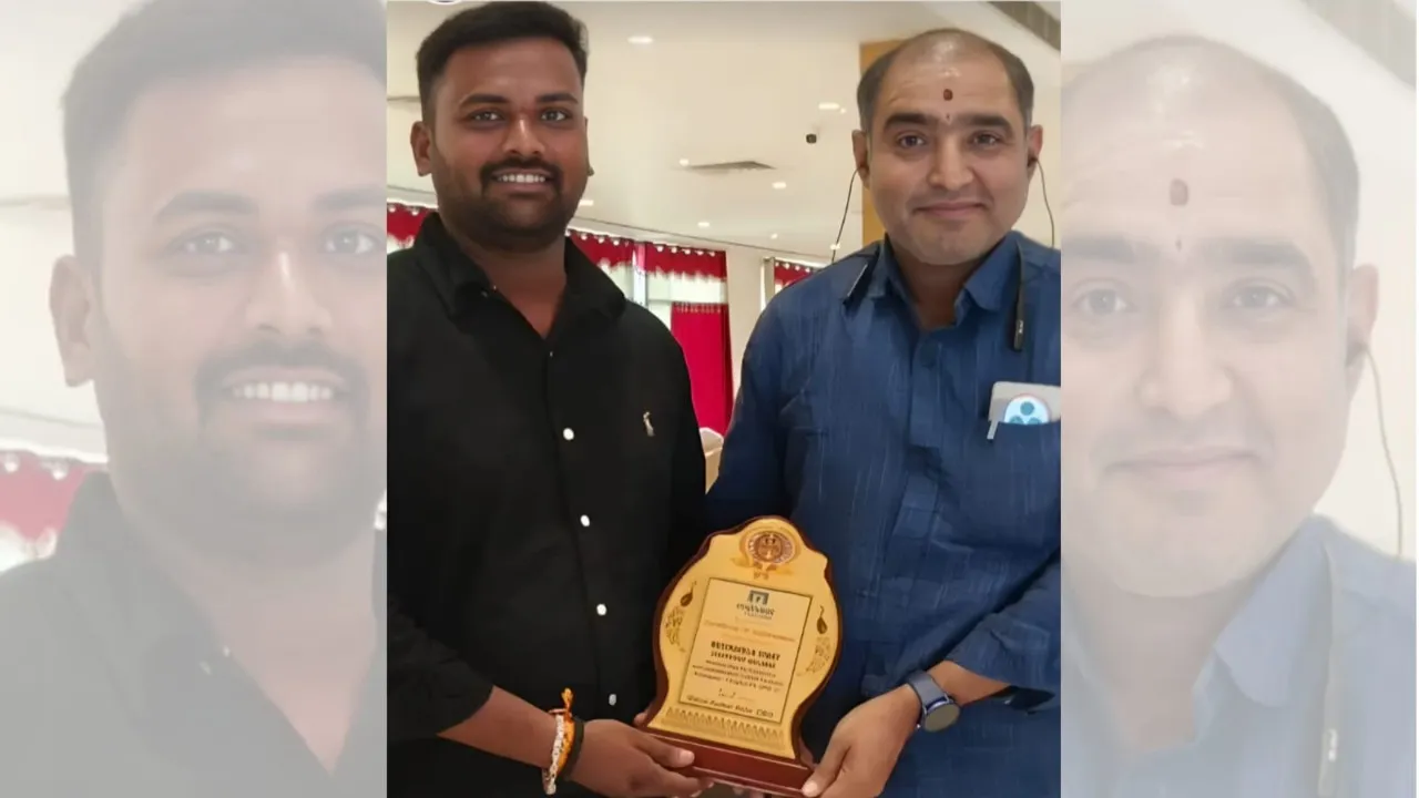 ముత్తూట్ ఫిన్‌కార్ప్‌లో బుసిరాజుల వినయ్‌కు ప్రతిష్టాత్మక అవార్డు